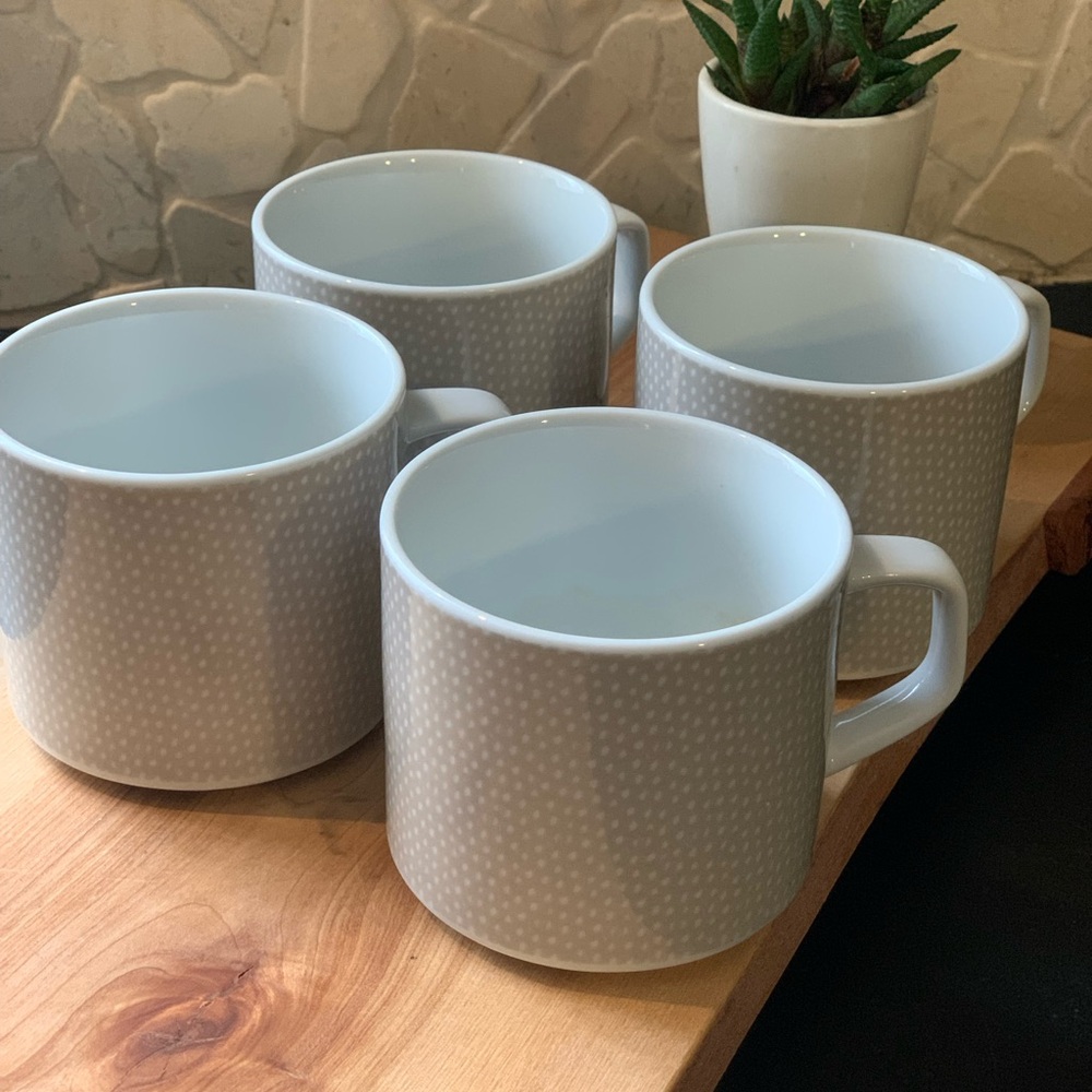 MARIE CLAIRE PARIS |  Set of 4 | Stackable Mugs
